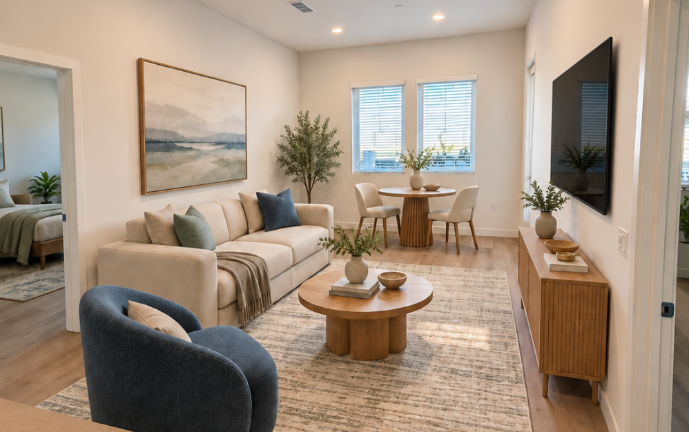 B2 - 2 bedroom floor plan layout with 2 bathrooms and 1182 square feet (Living Area )